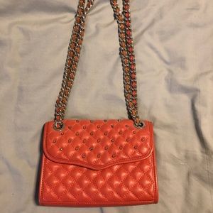 Cross body bag with chain strap